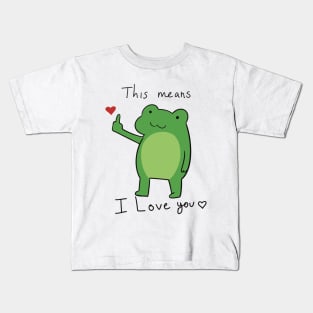 Lovely frog Kids T-Shirt